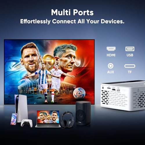 TMY Native 1080P Smart projector Compatible Netflix Prime Video YouTube - image 5