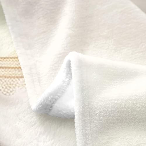 Miniatura 4 de Erosebridal Yellow Ribbon Bow Fleece Throw Blanket 40"x50" - Ultra-Soft for Couch Sofa Bed,Love Hearts Diamond Flannel Blanket,Princess Style