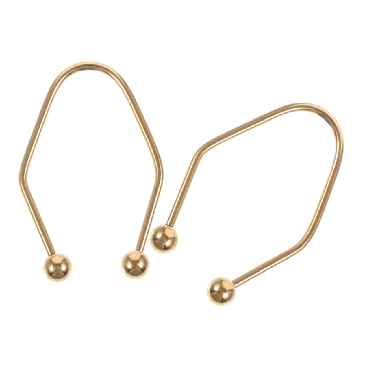 IWOWHERO Pcs Dimple Maker Clip Cheeks Balls for Face Gold Chrome Dimple Trainer for Face Sculpting Tool