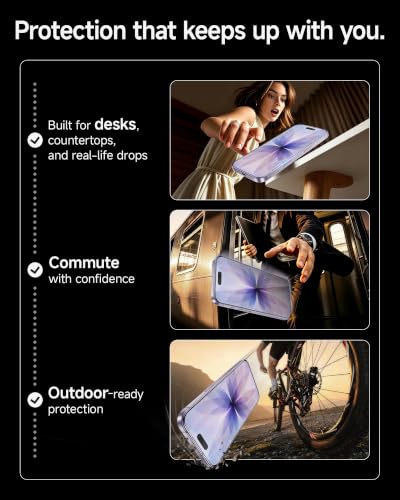 Image of SMARTDEVIL 3 Pack Accessory Glass by Corning Screen Protector for iPhone 17, HD Clear 9H+ Tempered Glass, Max-Reinforced Shatterproof, SmartPull Bubble-Free Install, Face ID & Case-Ready