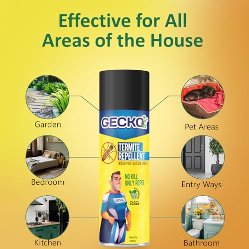 Image of Shadow Securitronics 100% Herbal Termite Repellent Spray | Wood Preservative & Insect Repellent for Furniture | Ideal for Home, Kitchen, and Office Use | Pack of 1 - FORMULATION 20X