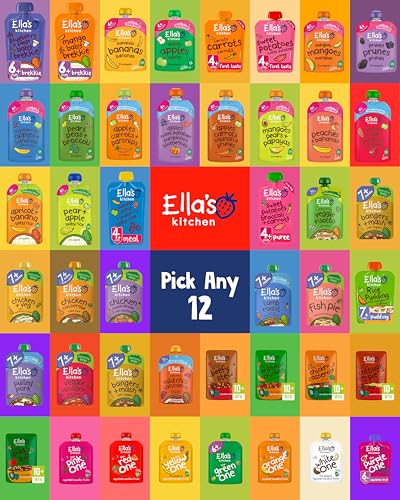 Ellas Kitchen Variety Pack Pick Any 12 Organic Baby Food Pouches Smoothies From 4 to 10+ months