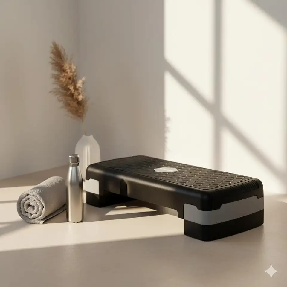 Step Academia Exercícios Funcional Ajustável Treino Fitness Ginastica 2 Niveis Polietileno