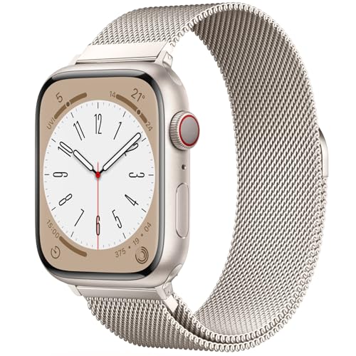 Image of Original Stainless Steel Milanese Loop Compatible with Apple Watch Band 38mm 40mm 41mm 42mm 44mm 45mm 46mm 49mm, Magnetic Clasp Band for iWatch Series 11 10 9 8 7 6 5 4, SE 3 2 1 Ultra3 2, Women & Men