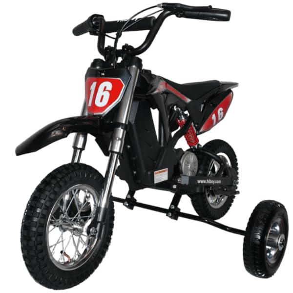 Hardline Products USA Wheels for Tots Training Wheels for Highboy DK1 36v - Evercross EV12m - Isinwheel A12 Electric Dirtbike.