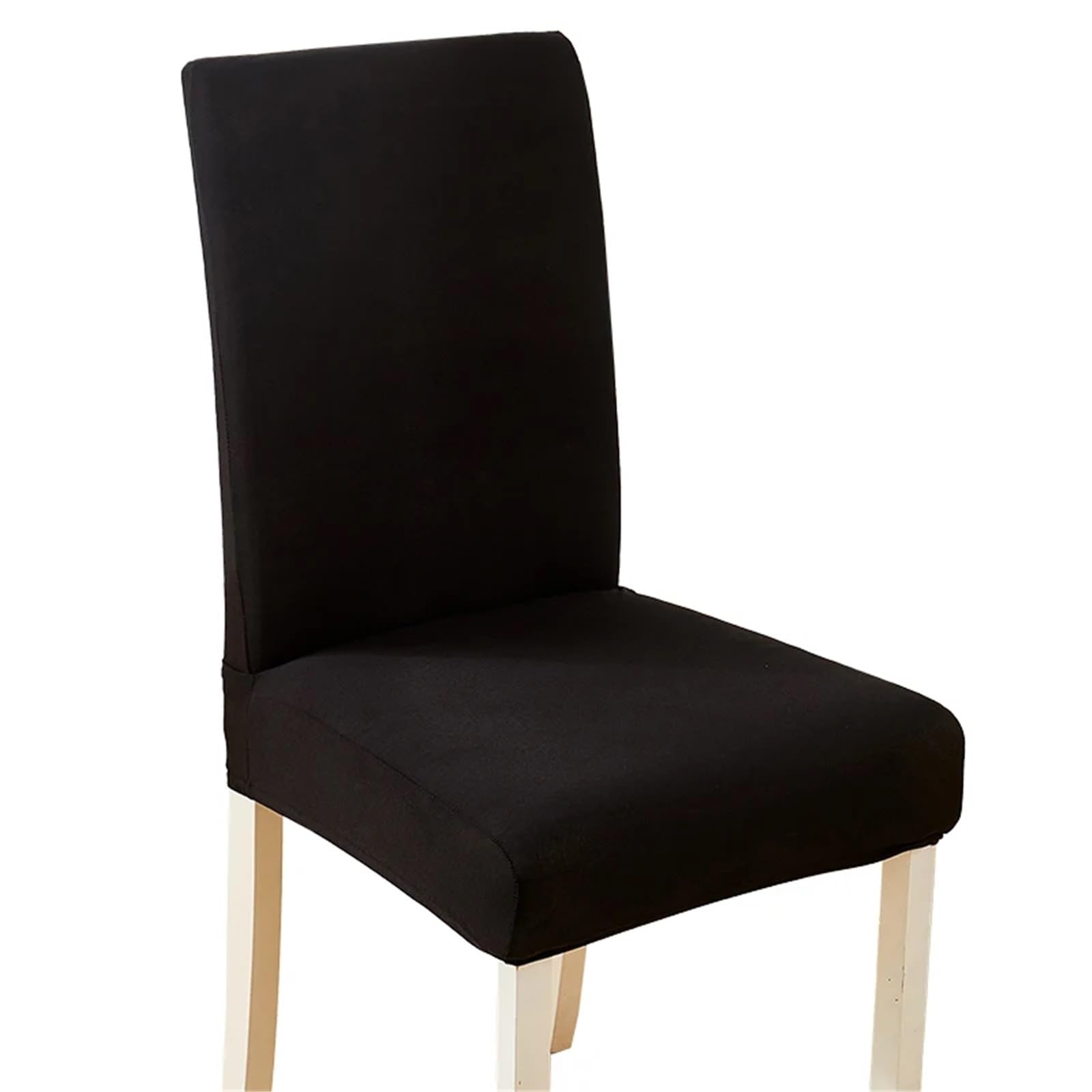 ITRHJTGP Chair Covers Spandex Chair Cover Elastic Home Restaurant Solid Color Slipcover Fabric For Dining Room(Color 06,1 piece)