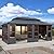 PURPLE LEAF 12' X 20' Sunroom Permanent Hardtop Gazebo Solarium Galvanized Steel Double Roof Aluminum Outdoor Screen House for Patio Deck Backyard Grey