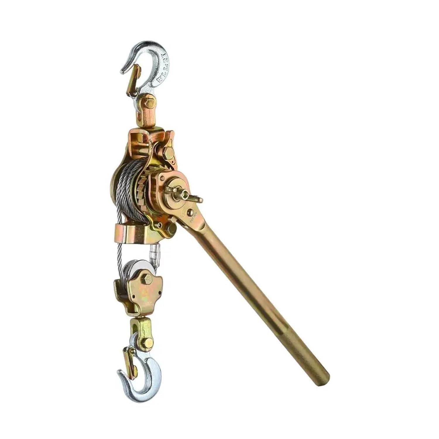WeighTAJ Japanese Hand Puller/Cable Puller/Japanese Style Ratchet Cable Puller Ratchet Pulling Wire Grip for conductor/cable tensioning (Japanese Hand Puller, 1T)-image-18