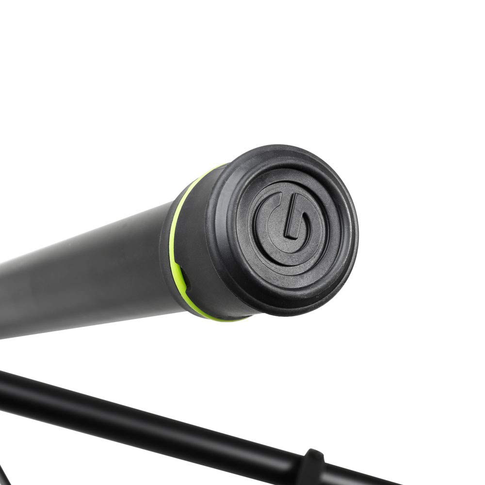 Gravity SP 5111 B - Supporto corto per casse da 35 mm, Alluminio Nero