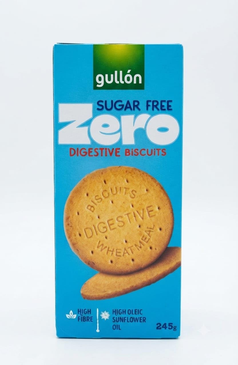 Gullón Zero Sugar Free By febora Digestive Biscuits, 245g-image-44