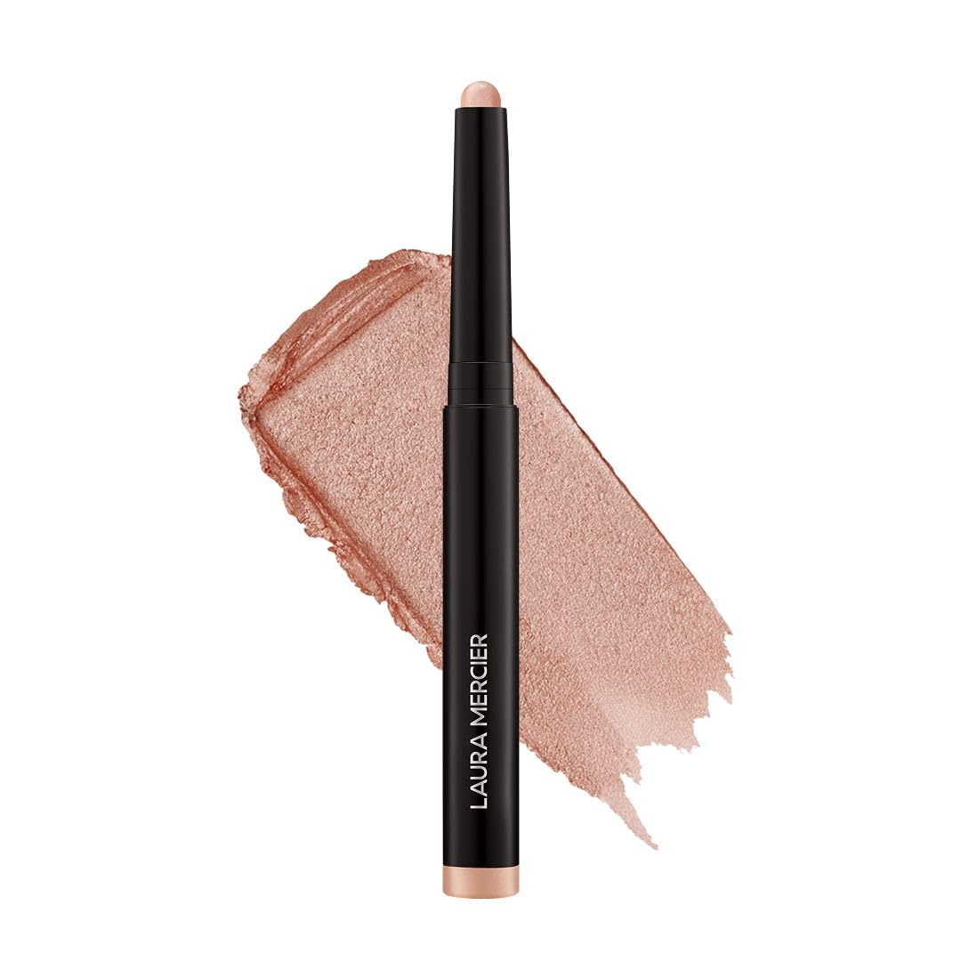 Laura Mercier Caviar Stick Cream Eyeshadow: Shimmer Finish, 24HR Wear, Long Lasting, Rich Color, Easily Blendable and Buildable, Waterproof, Hyaluronic Acid Infused, Eyeshadow Stick Set, Rosegold