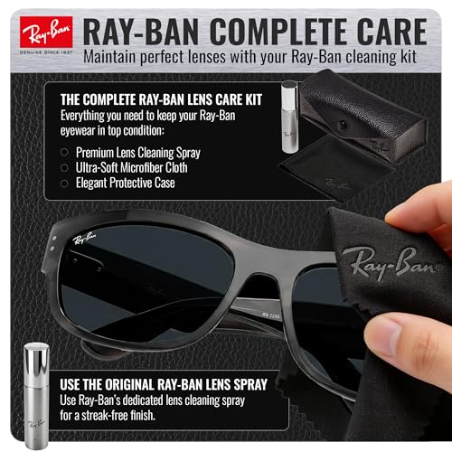 Image of Ray-Ban RB2289 MEGA BALORAMA Square-Round Shaped Sunglasses for Men & Women with Official RAYBAN Eyewear Kit
