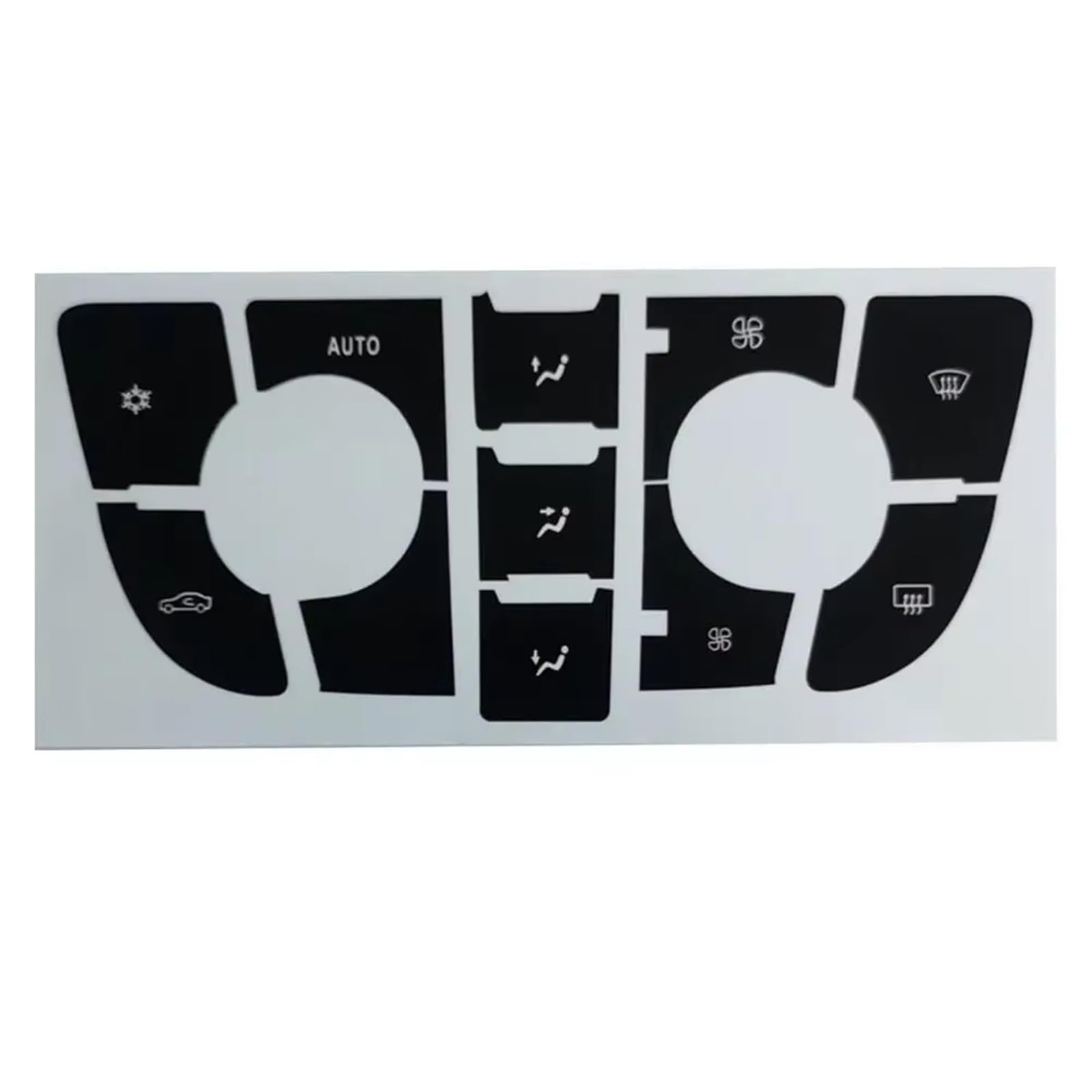 Button Stickers Compatible with Opel for Astra J 2009-2015 Radio Button Repair Sticker Dashboard MP3 Panel Sticker Automotive Interior Acce