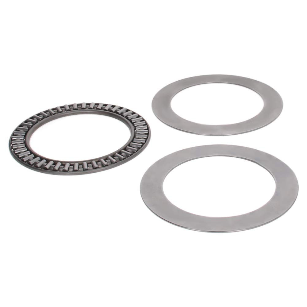 Produktbild von Othmro AXK6085 Nadelrollenlager Mit 2 Unterlegscheiben – 60mm Innendurchmesser, 85mm Außendurchmesser, 5mm Dicke, GCr15 Stahl, Für Hohe Axiale Lasten, 1 Stück