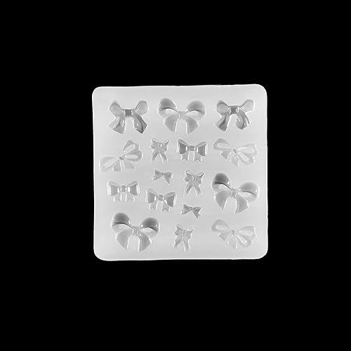 Molde de lazo de resina UV transparente de silicona para joyería, molde de resina artesanal, epoxi para manualidades, suministros de fabricación de