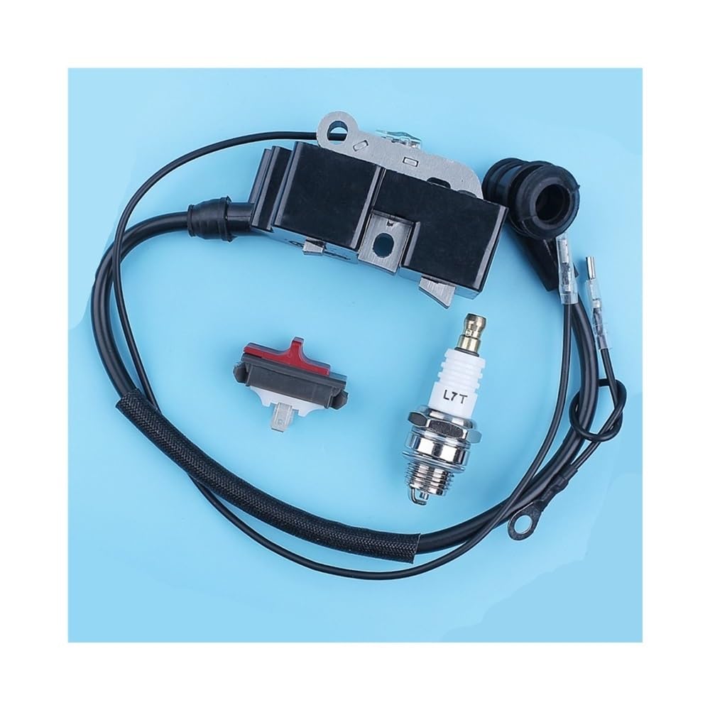 Kit de interruptor de parada de emergencia con módulo de bobina de encendido compatible con motosierras 357XP, 359, 455, 460, 461, 350, 351, 353, 345, 335XPT y 338.
