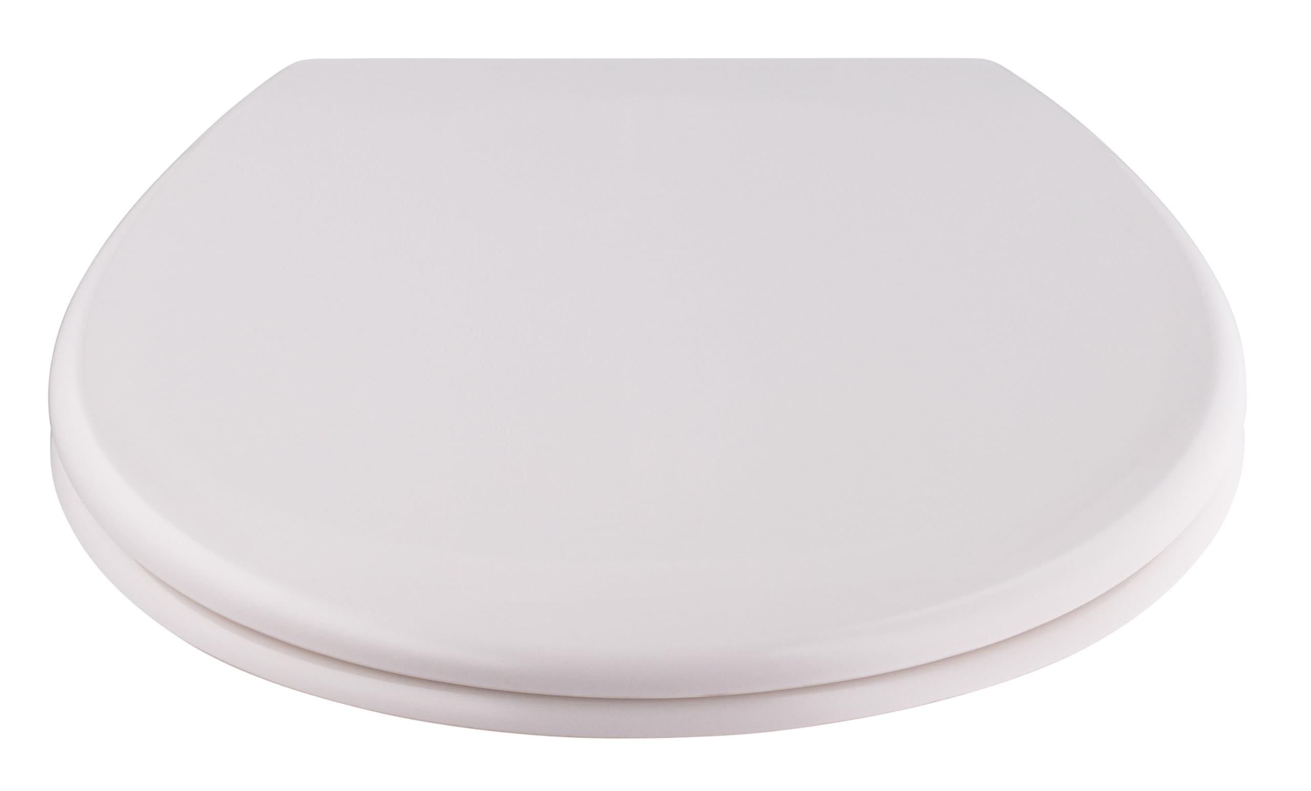 Abattant WC blanc universel clipsable/nettoyage facile - lunette de toilettes Thermodur frein de chute forme O NOYON & THIEBAULT