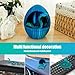 3D Printed Snake Egg, Vivid 3D Printed Fidget Animals Snake in Egg Creative 3D Printed Toys Snake Fun 3D Printed Articulated Snake Decorative 3D Printed Toys for Desk Decor Relaxing Toys (Blue)