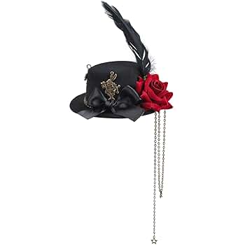 Amazon.com: FOIMAS Steampunk Mini Top Hat Halloween Costume