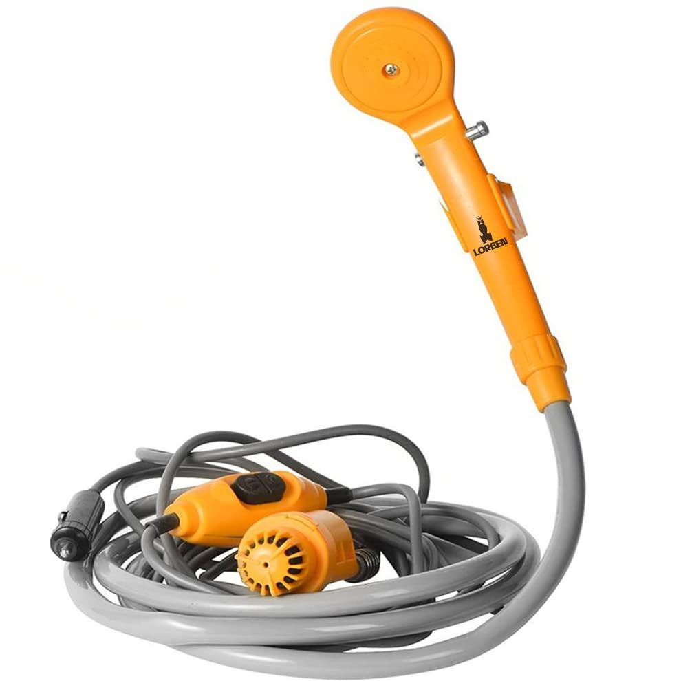 Chuveiro Ducha Portátil 12V Lorben Elétrico Carro Camping Motor Home GT6102