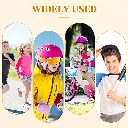 Image of Haysandy 4 Pieces / 2 Pair Kids Ankle Support Brace Elastic Kids Compression Socks Knitted Ankle Sleeve for Jogging Running Fitness(Beige,5-10 Years)