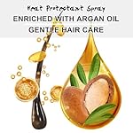 Heat Protection Hair Spray with Moroccan Argan Oil - Thermal Resistant Styling Products for Women - Frizzy, Black and Curly Hair - Anti Frizz, Leave In Conditioner - Flat Iron and Blow Dry (7.61 OZ) - Image 5