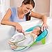 Summer Bath Sling with Warming Wings (Teal) - Bath Support for Use in The Sink or Adult Tub