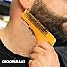 Beard Shaper GROOMARANG Beard Shaping Tool for Neckline, Cheek Line & Jaw Line - Features Beard Stencil, Double Ended Beard Comb & Brush End Beard Shaper GROOMARANG Beard Shaping Tool for Neckline, Cheek Line & Jaw Line - Features Beard Stencil, Double Ended Beard Comb & Brush End