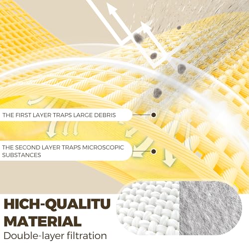 Image of Vacuum Bags Replacement for Kenmore Canister C /Q 50555 50557 50558 and Pana.sonic Type C-5 Vacuums - Premium Vacuum Cleaner Dust Bag, 36 Pack