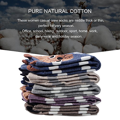 Ambielly Socken aus Baumwolle Thermal Socken Erwachsene Unisex Socken/Größe 35-41 Mehrfarbig/Packung