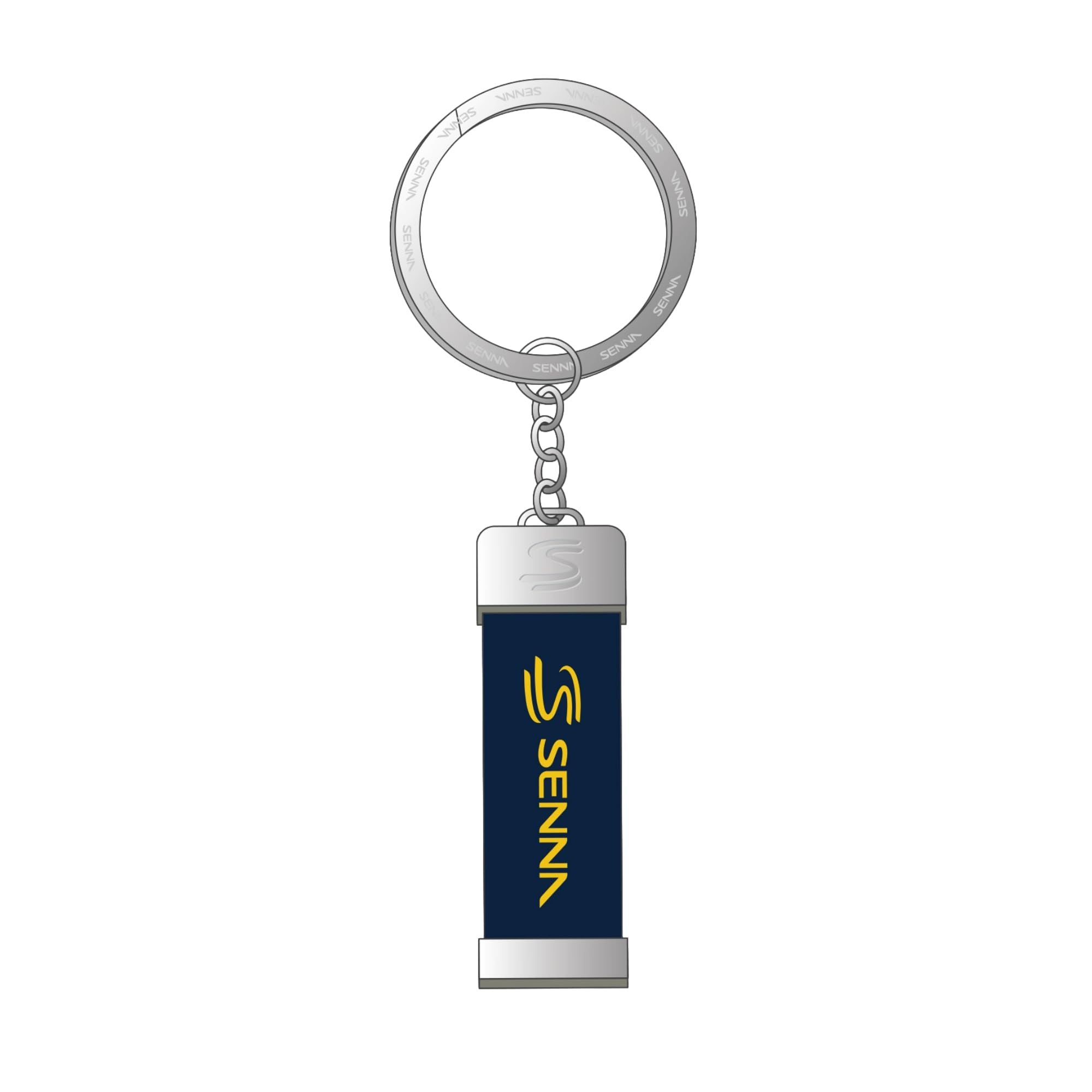 Ayrton Senna F1 Signature Keychain