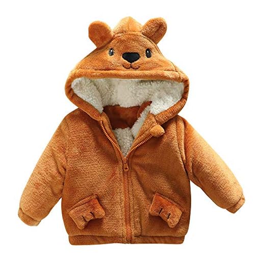 Amlaiworld Abrigos Bebé Bebé Infantil Niño Niña Orejas de Dibujos Animados Abrigo con Capucha Capa Chaqueta Gruesa Ropa de Abrigo Niños Recién Nacido