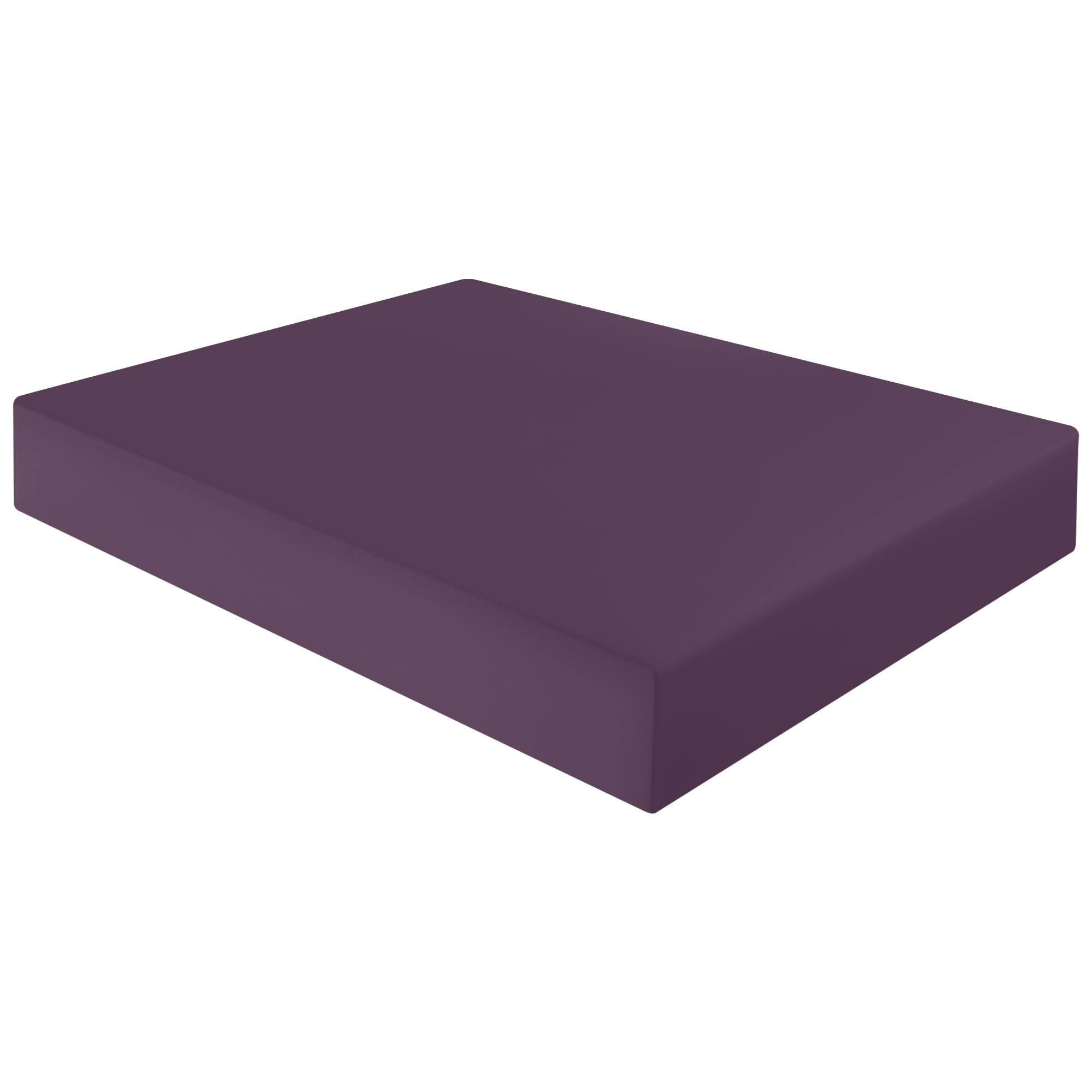 Home Ace Plum Extra Deep Non Iron Small Double Fitted Sheets Polycotton Fitted Bed Sheets, Poly Cotton Deep 4Ft Bed Sheet Fitted, 16”/40Cm Small Double Fitted Sheet