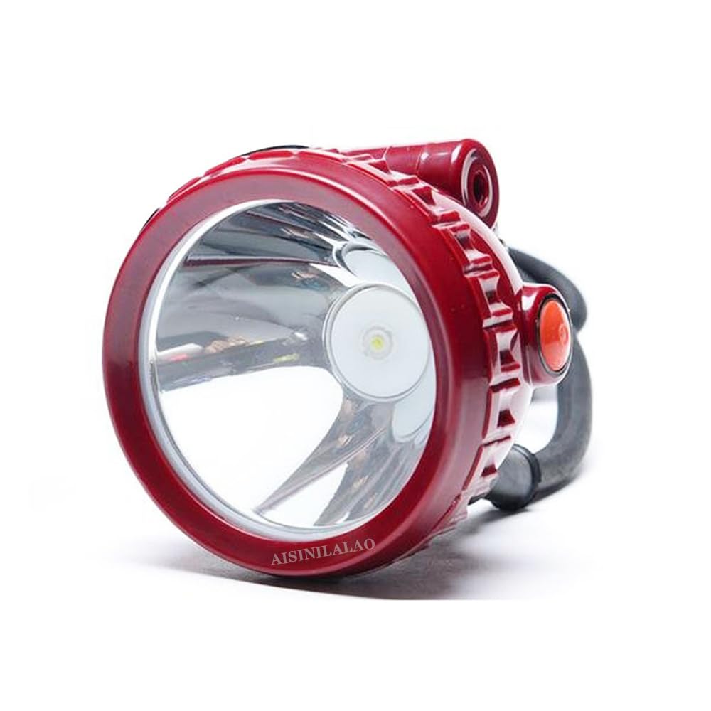 Professionelle Bergbau-Stirnlampe, wasserdichte Stirnlampe – LED-Helmlampe mit verstellbarem Kopfband und Helmhalterung für Kohlebergwerke