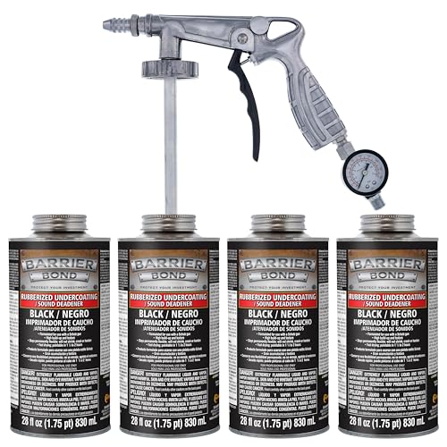 Barrier Bond - Rubberized Undercoating Sound Deadener Kit, 2...