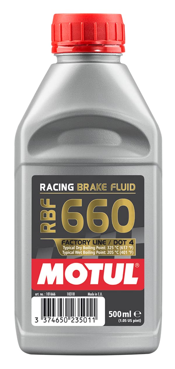 Kit de 2X Líquido de Frenos + Embudo Racing Brake 660 0,5L KT-173