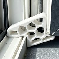 Generic – 4 x Fenster-Türstopper, strapazierfähig, rutschfest, Keilpol