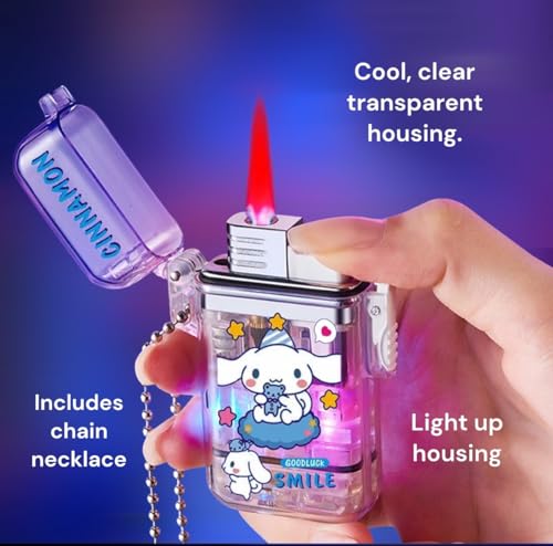 Encendedor Kawaii Transparente con Cadena NIVEK miniatura 4