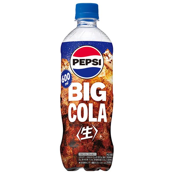 Amazon.co.jp: サントリー ペプシ 生 BIG COLA 600mlペットボトル×24本