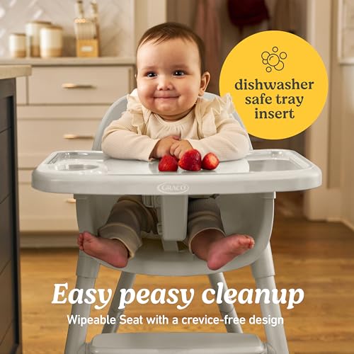 Graco Ready2Dine 4-in-1 Highchair, Portable High Chair with 4 Growing Stages, Foldable Baby High Chair, Toddler Feeding Seat, Youth Stool, and Big Kid Seat, Walker - image 4