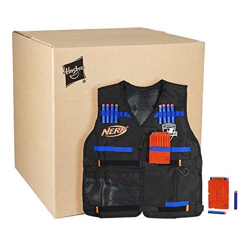 Nerf B0250F01 N-strike Elite Series Tactical Vest Toy Blaster, Solid, Black, Teen/Adult - Image 3