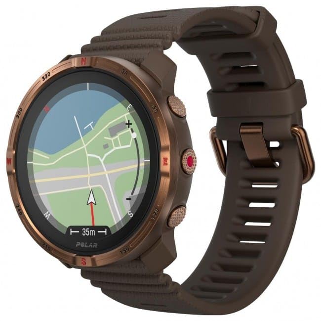 Polar Grit X2 Montre GPS d'extérieur multisports ? Affichage AMOLED, cartes hors ligne, GPS double fréquence, ECG du poignet, Elixir Biosensing, TrainingPeaks, SpO2, autonomie de la batterie jusqu'à 7