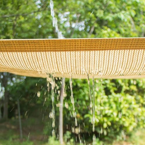 Filet d'ombrage HDPE résistant protection UV visuelle terrasse - 6