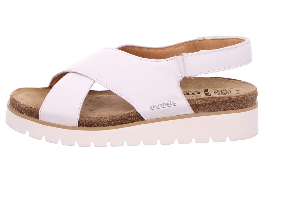 Mephisto Tally White Sandalo Donna Listini Incrociati