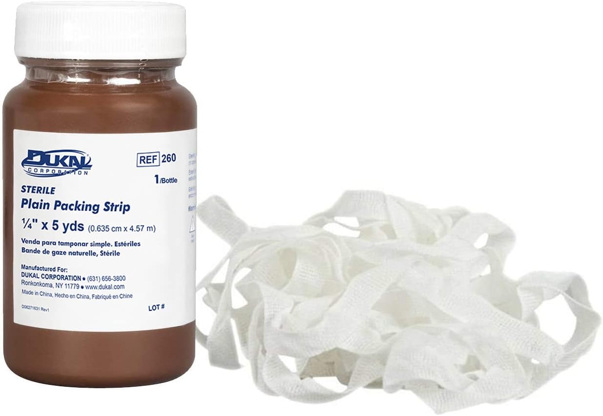 260-EA Plain Wound Packing Strips 1/4 in. x 5 Yards Sterile (Each)