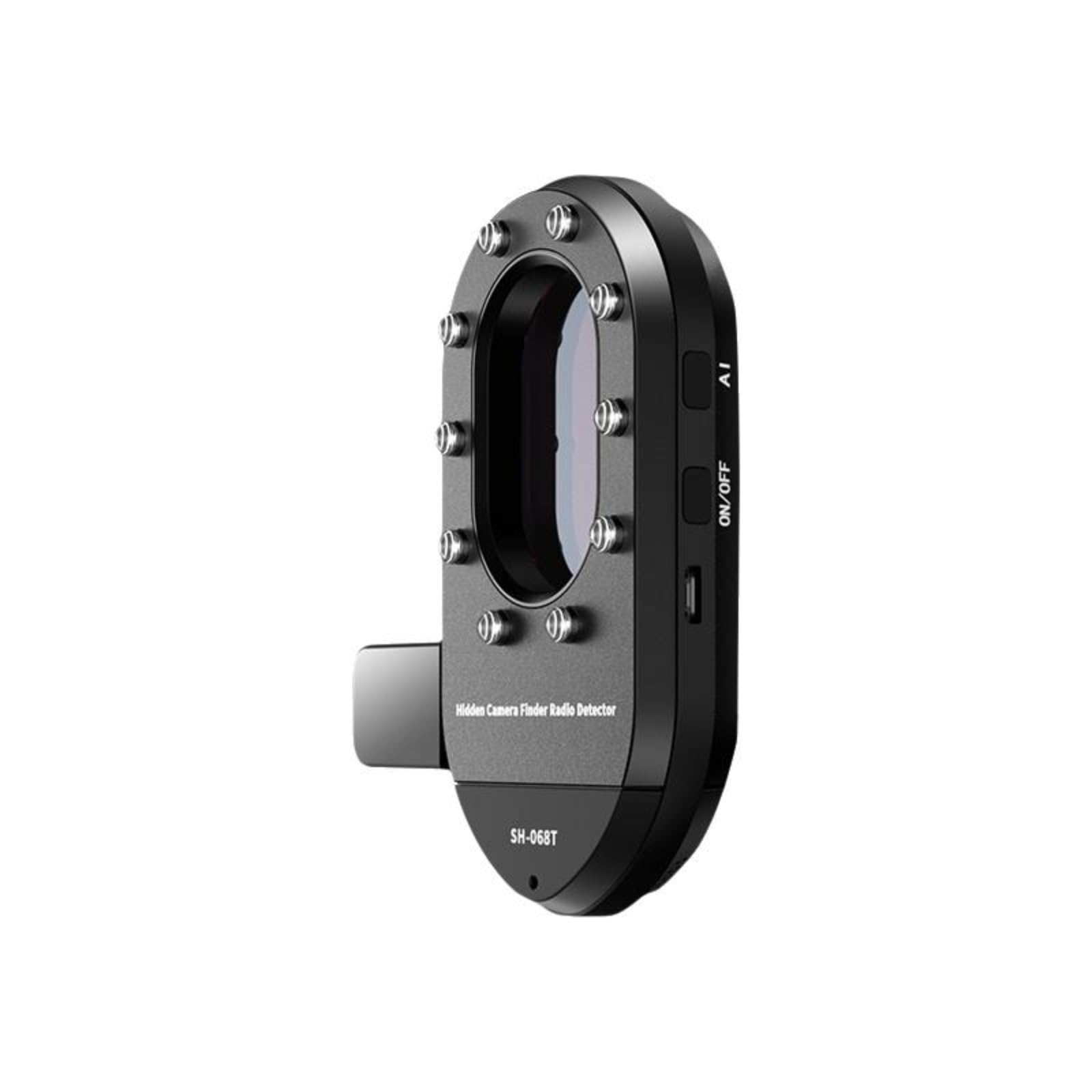 Club Bollywood®Anti-Surveillance Camera Detector Finder, RF Detection, Portable Privacy Device for Hotel, Travel, Office, Light-Emitting Diode Display, Black 068T-image-45
