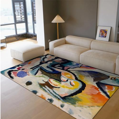 Tapis Kandinsky 160x230cm lavable et antidérapant pour salon - 3