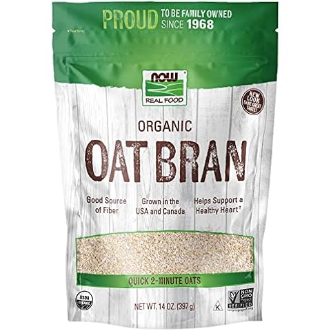 NOW Foods Organic Oat Bran Cover