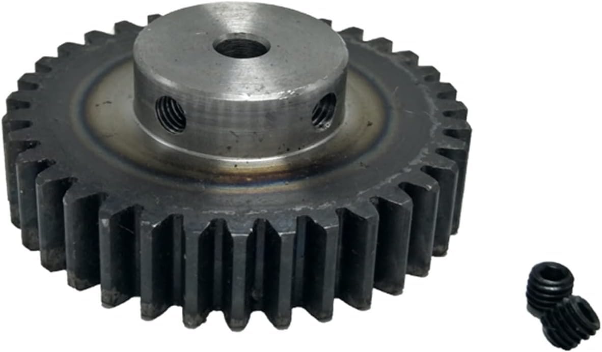 Pignon de module, pignon de moteur, 1 pièce, pignon droit de trempe, 1,5 m, 50 dents, largeur 12 mm, alésage 825 mm, 50 dents, crémaillère de module, transmission à engrenage conique(50 Teeth Step 40m