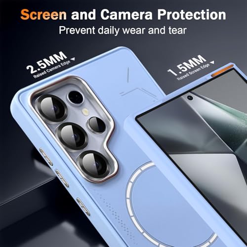 Image of DIZORO Premium Magnetic Case Compatible with Samsung S26 Ultra 5g, [Military Grade Drop Protection][Fit for MagSafe], Slim Anti-Fingerprint & Soft Touch Full Body Protective Back Cover (Mist)